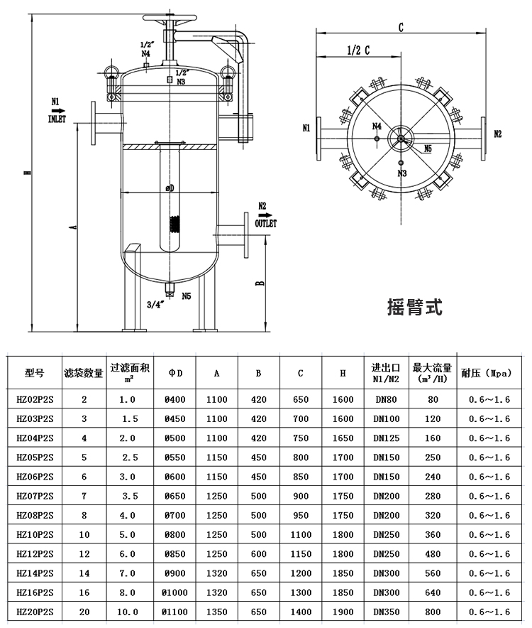 袋式過濾器 龜背式過濾器 多袋式過濾器_產品中心_第5張_河北環正過濾器械有限公司 袋式過濾器 龜背式過濾器 多袋式過濾器_http://m.tribe-led.com_產品中心_第5張