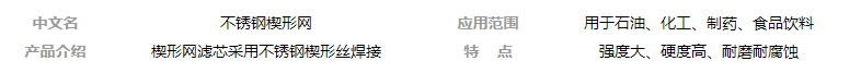 不銹鋼楔形網濾芯的優勢_http://m.tribe-led.com_新聞資訊_第1張